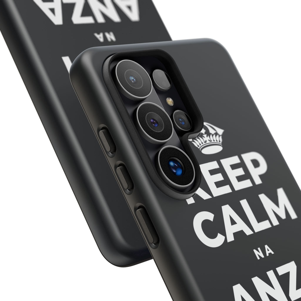 KEEP CALM NA ANZA WIKI UPYA Phone Case (Dark)