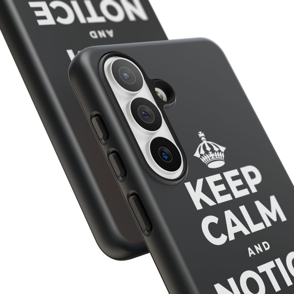 KEEP CALM AND NOTICE THE GOOD Phone Case (Dark)