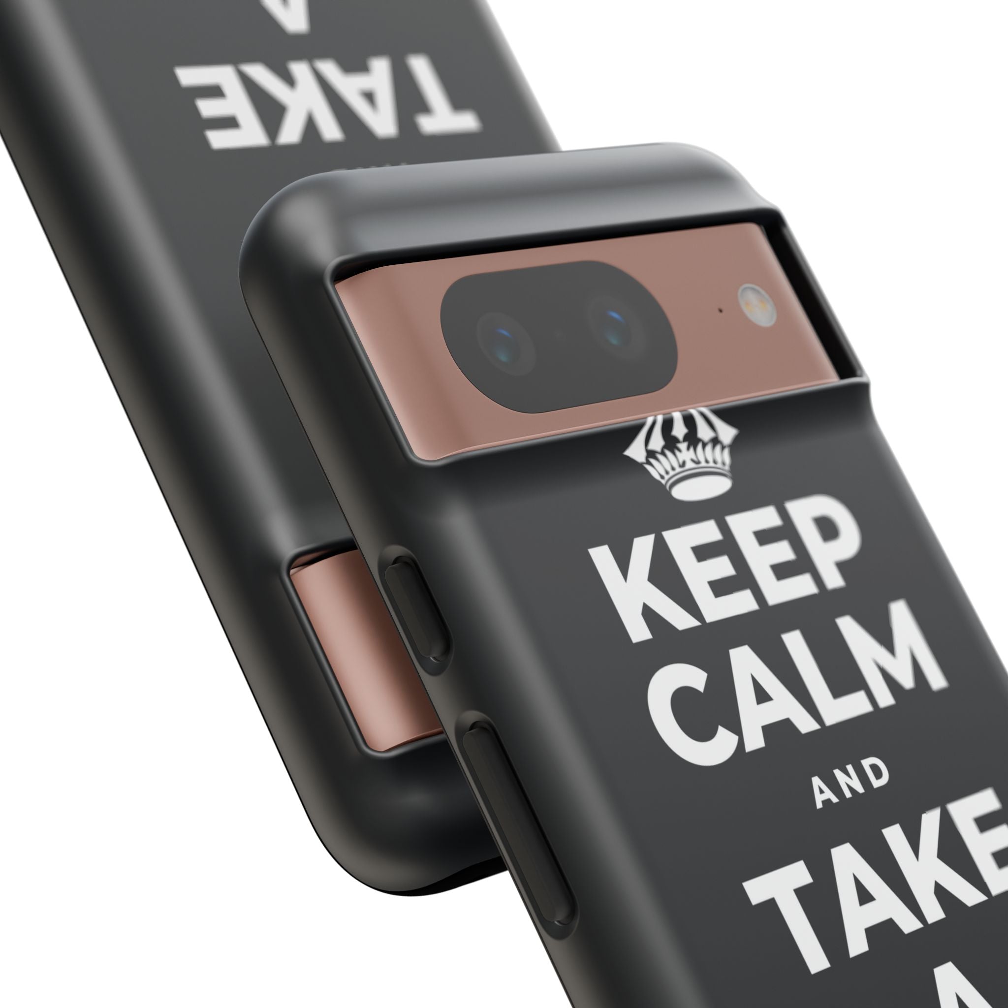 KEEP CALM AND TAKE A REAL BREAK Phone Case (Dark)