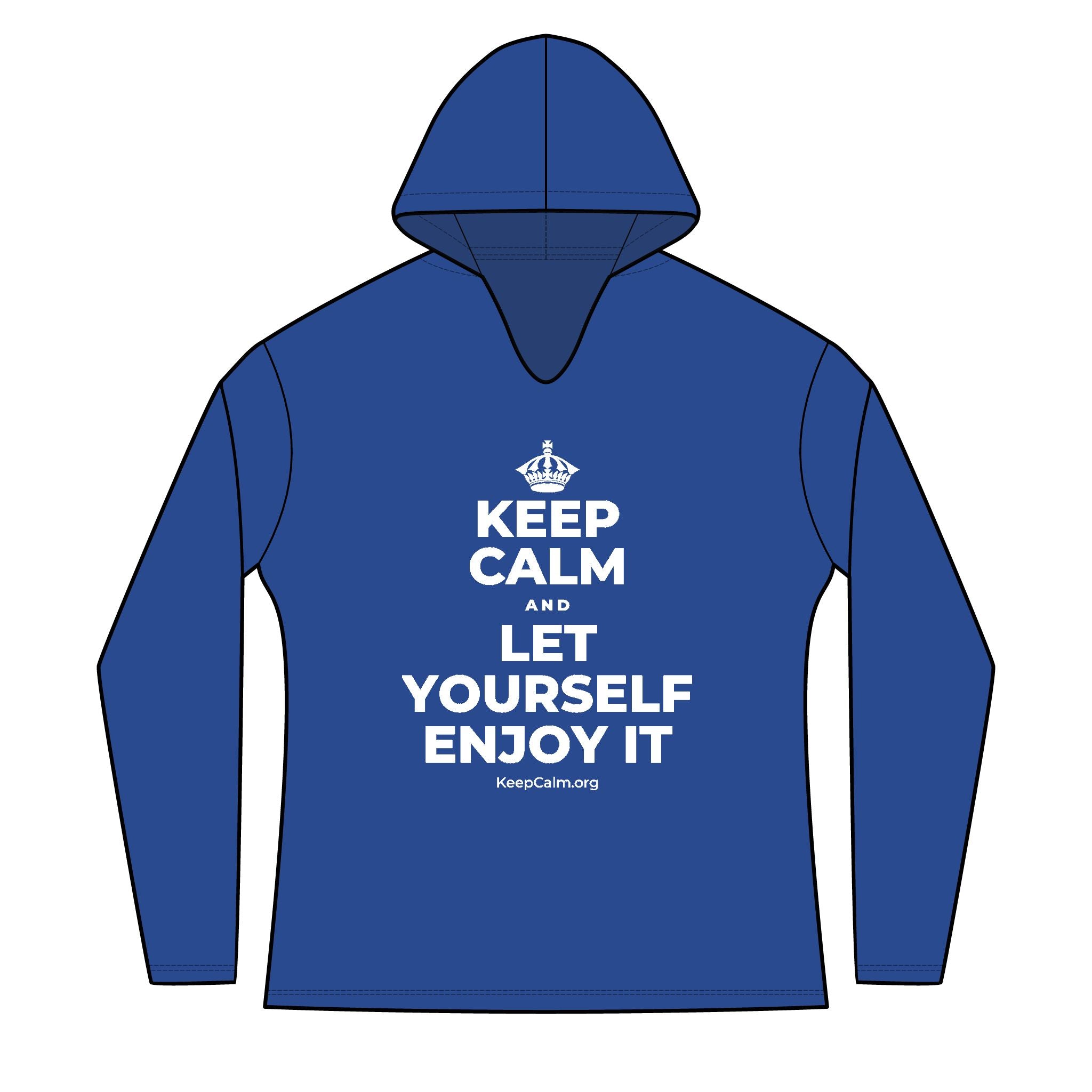 KEEP CALM AND LET YOURSELF ENJOY IT Women's Long Sleeve Hoodie