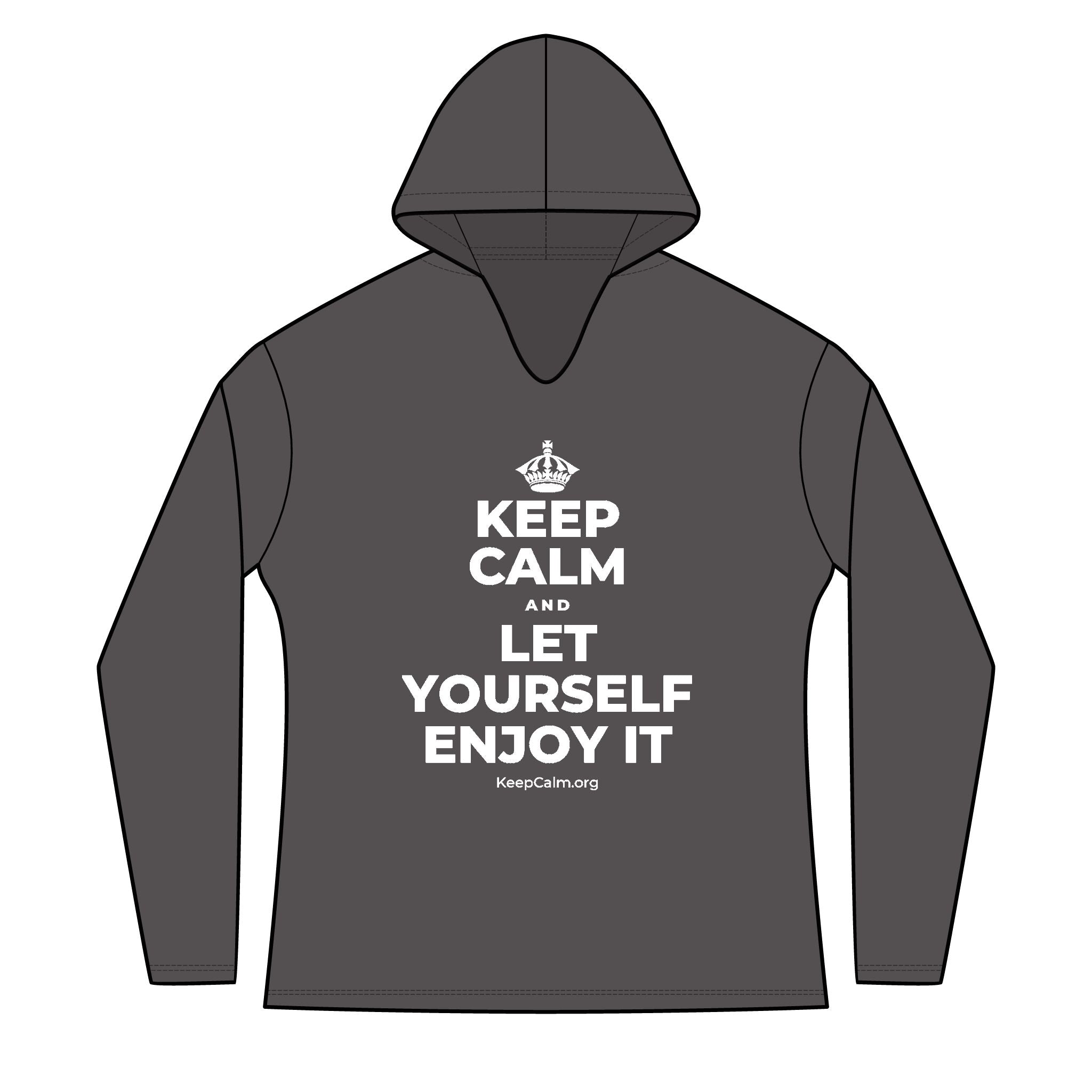 KEEP CALM AND LET YOURSELF ENJOY IT Women's Long Sleeve Hoodie