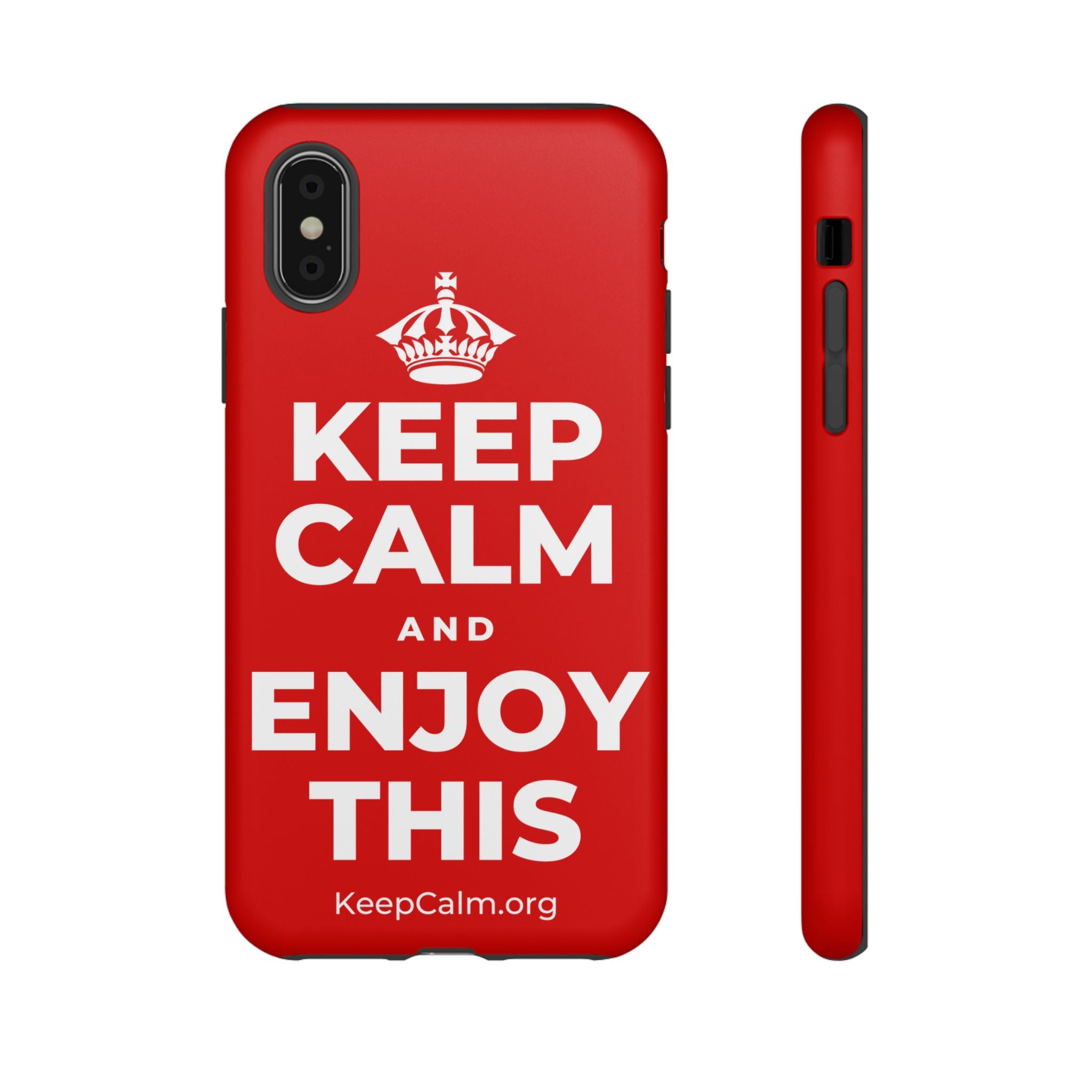 KEEP CALM AND ENJOY THIS Phone Case