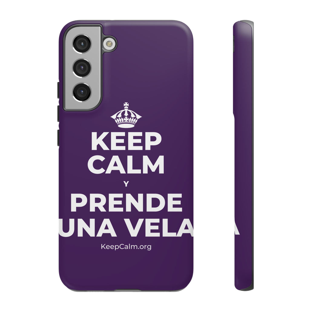 KEEP CALM Y PRENDE UNA VELA Phone Case