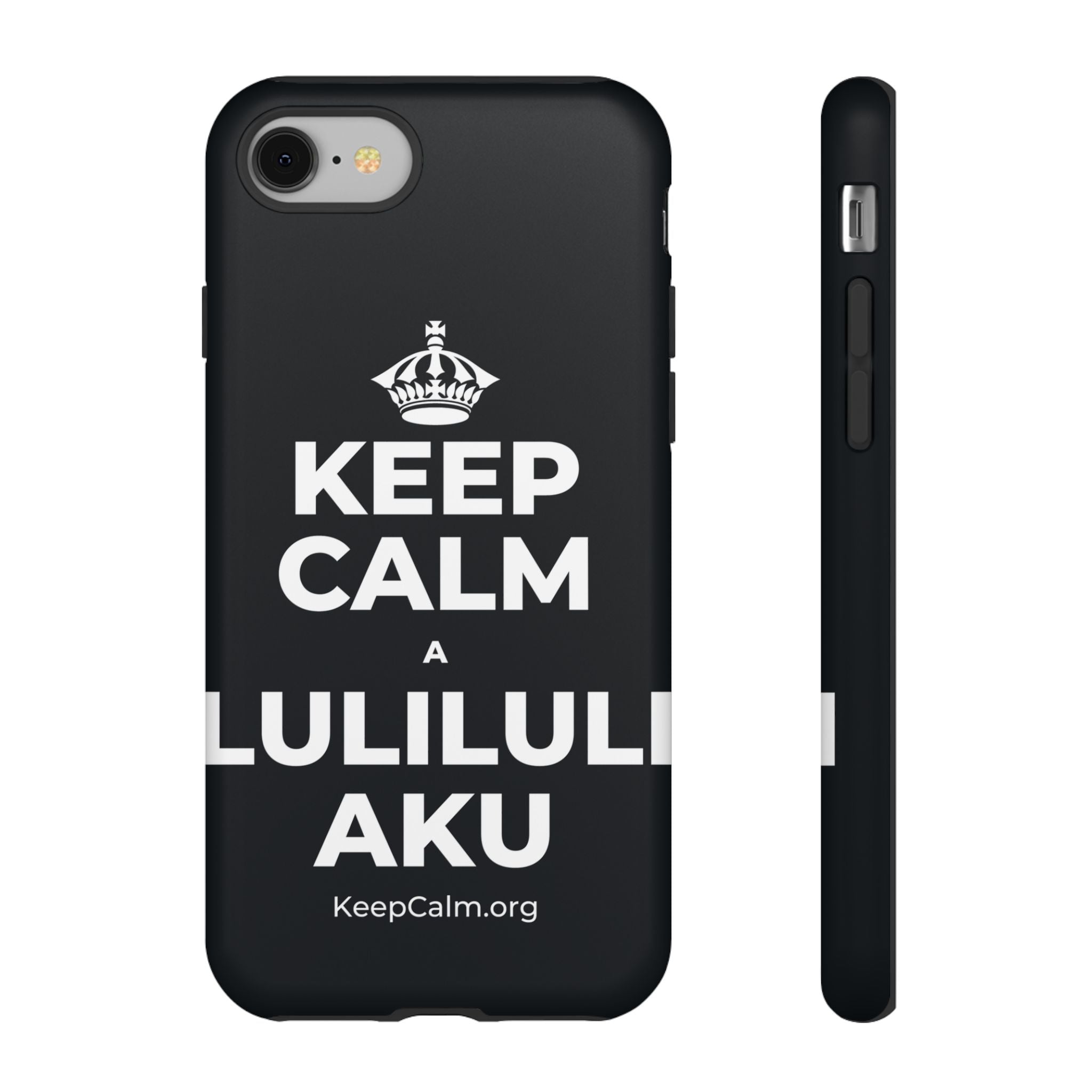 KEEP CALM A LULILULI AKU Phone Case (Dark)