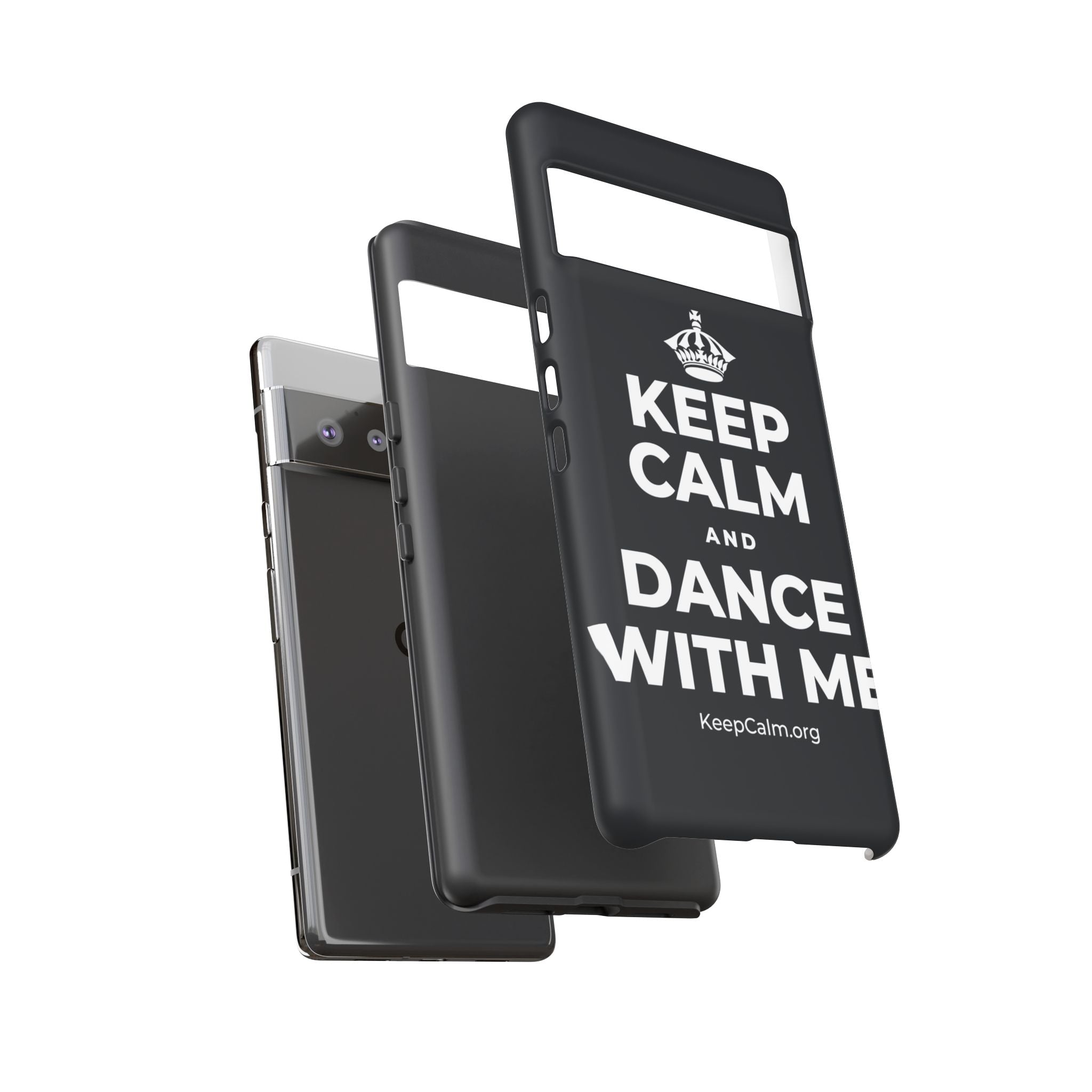 KEEP CALM AND DANCE WITH ME Phone Case (Dark)