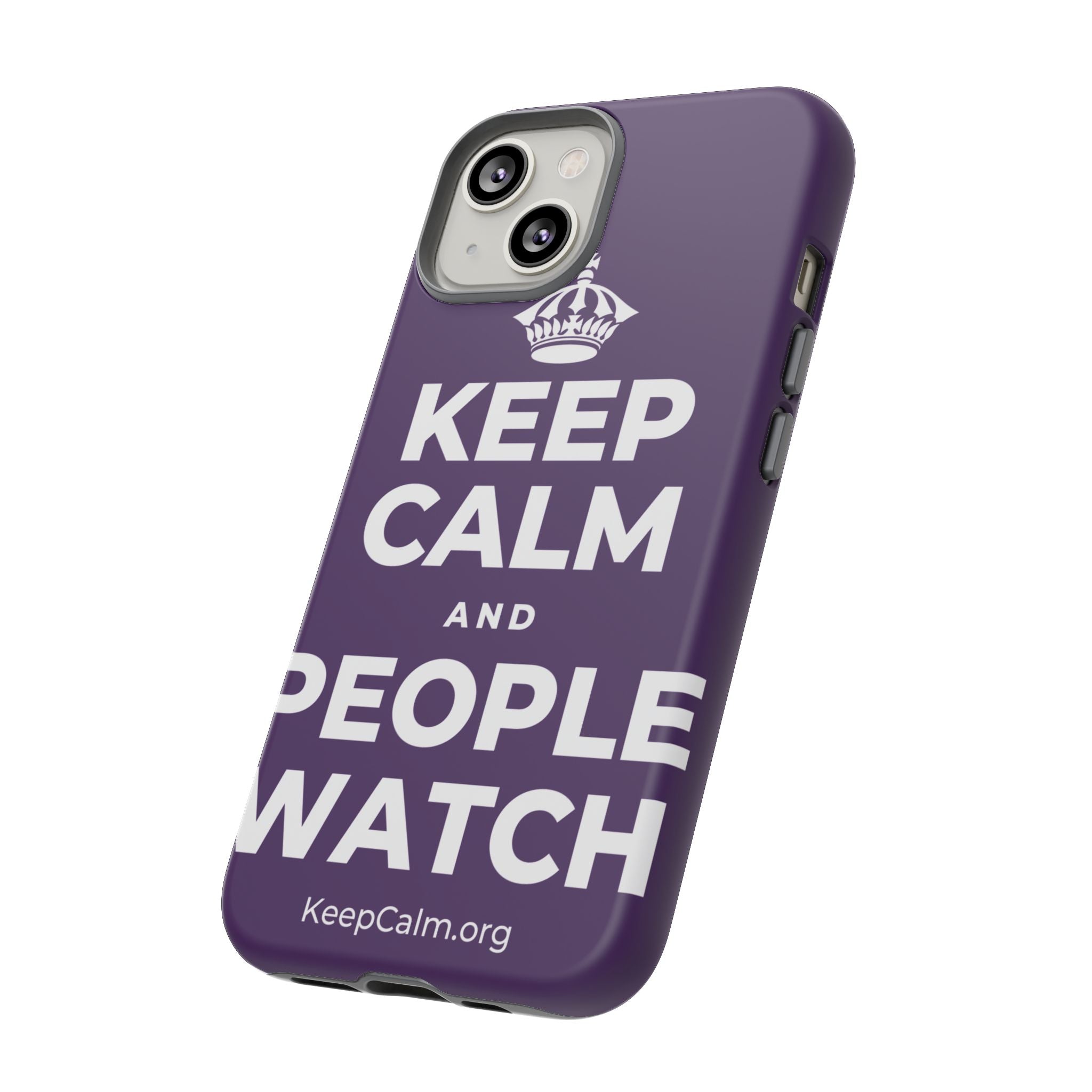 KEEP CALM AND PEOPLE WATCH Phone Case