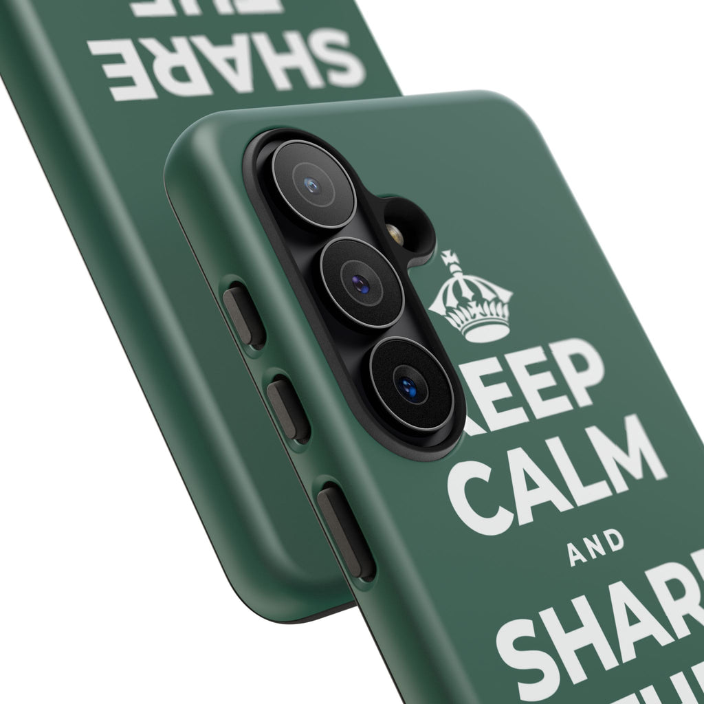 KEEP CALM AND SHARE THE GOOD NEWS Phone Case