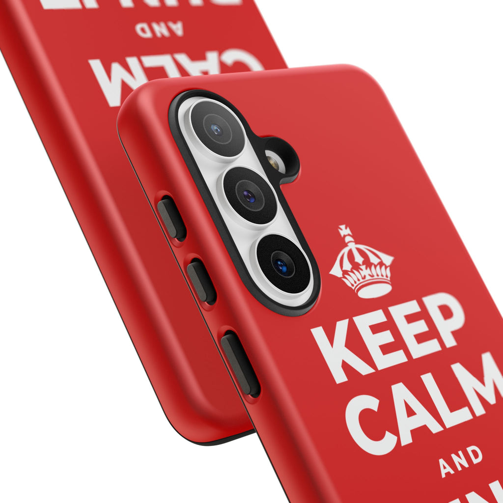 KEEP CALM AND RUN IT UP Phone Case