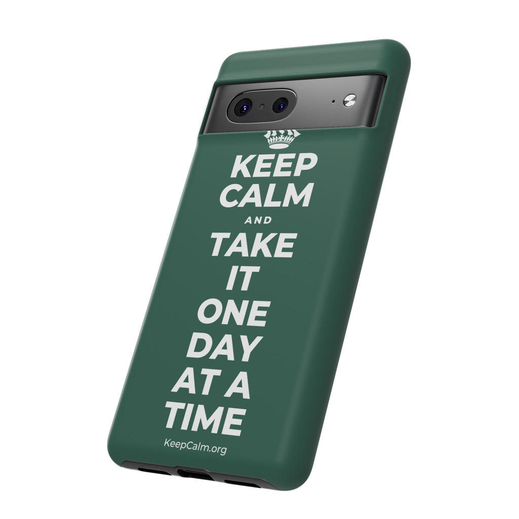 KEEP CALM AND TAKE IT ONE DAY AT A TIME Phone Case