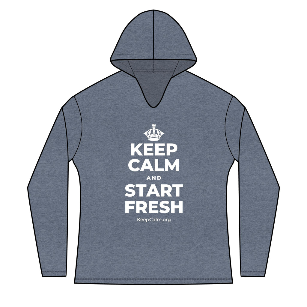 KEEP CALM AND START FRESH Women's Long Sleeve Hoodie