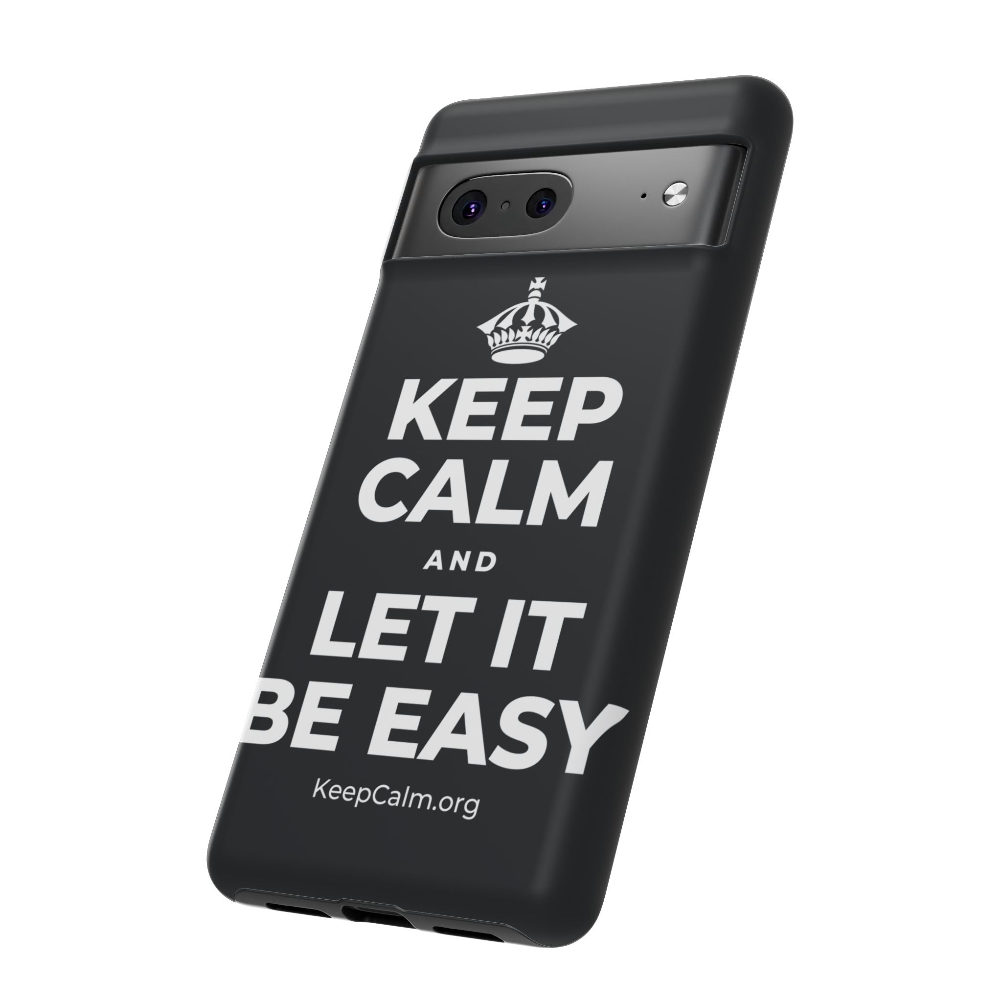 KEEP CALM AND LET IT BE EASY Phone Case (Dark)