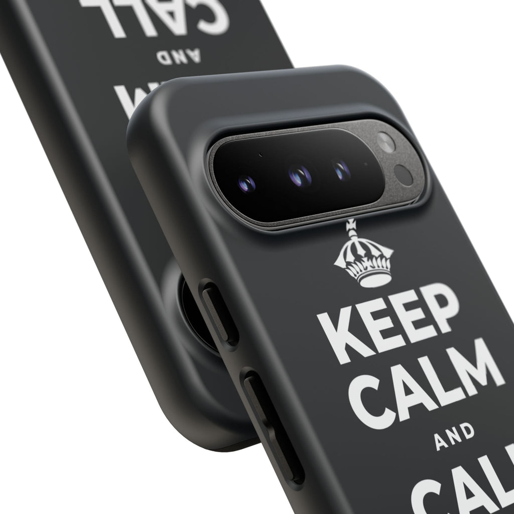 KEEP CALM AND CALL YOUR PEOPLE Phone Case (Dark)