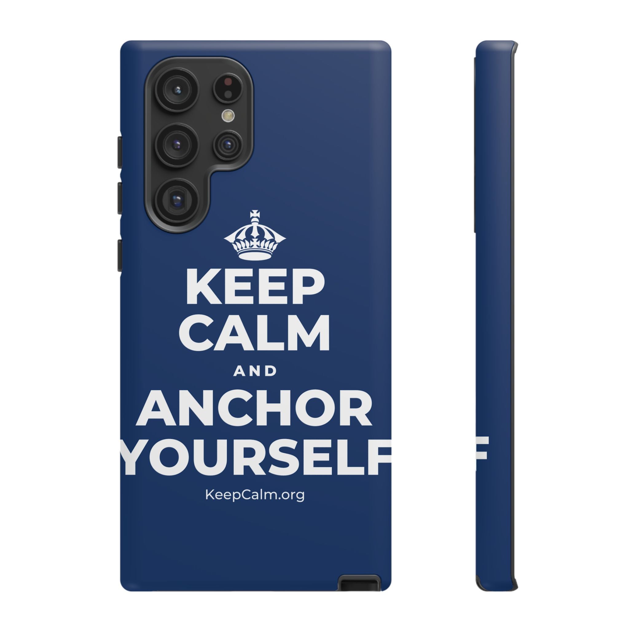KEEP CALM AND ANCHOR YOURSELF Phone Case