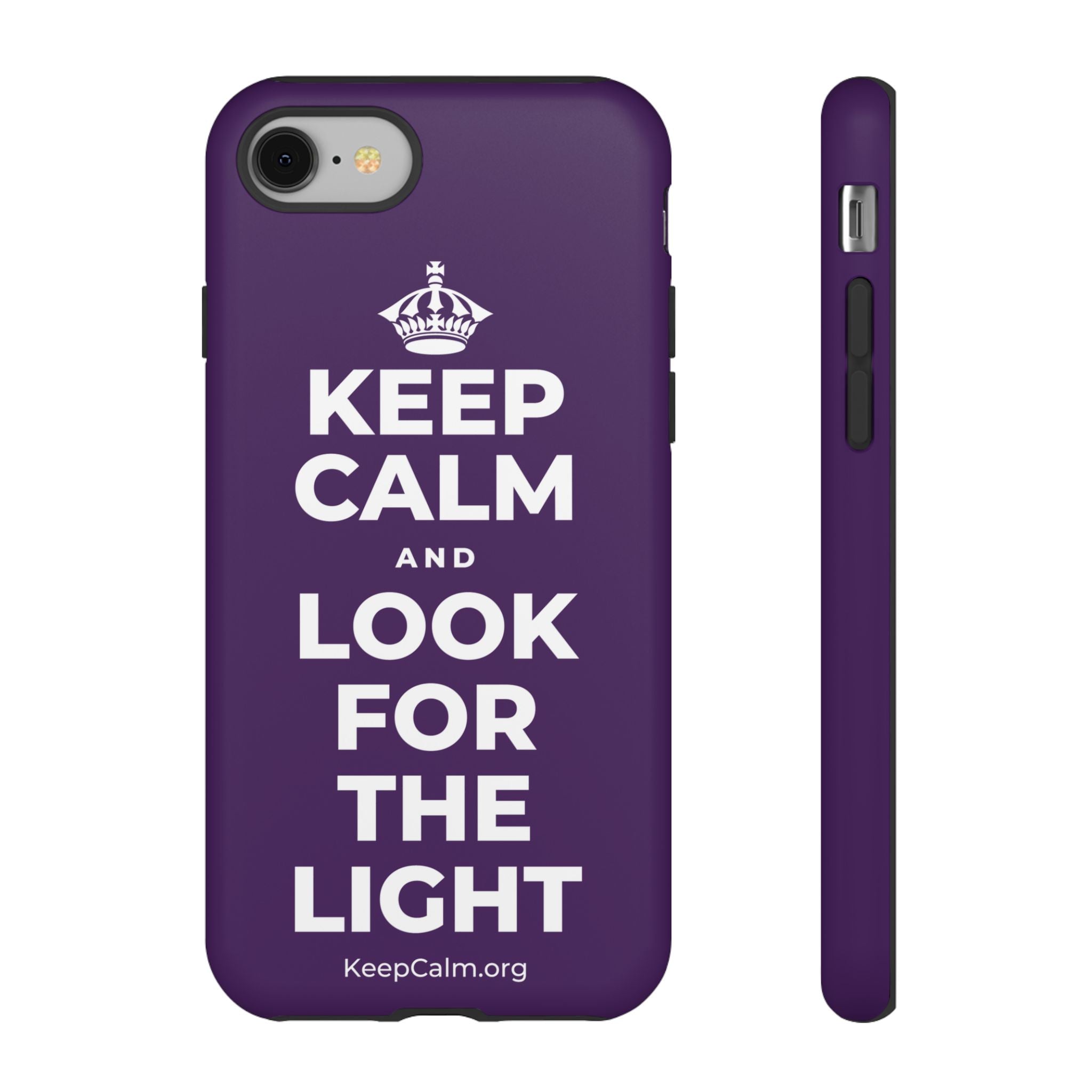 KEEP CALM AND LOOK FOR THE LIGHT Phone Case