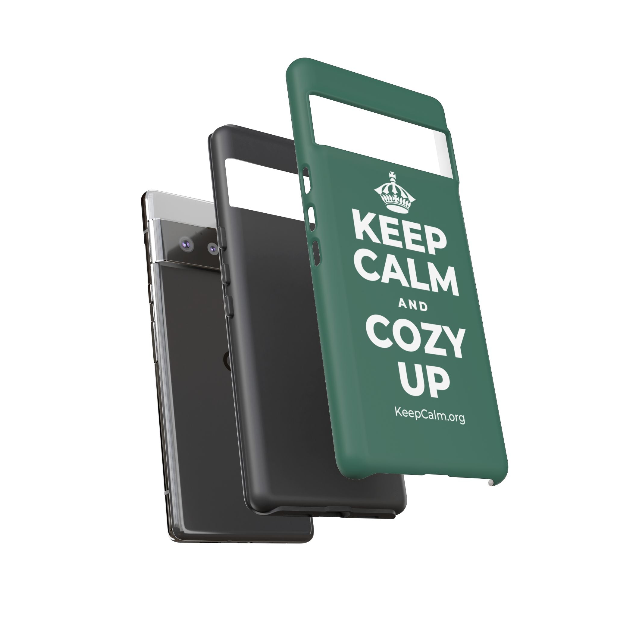 KEEP CALM AND COZY UP Phone Case