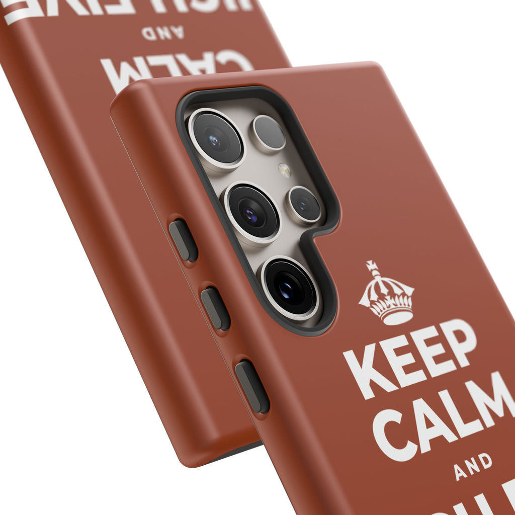 KEEP CALM AND HIGH FIVE YOURSELF Phone Case