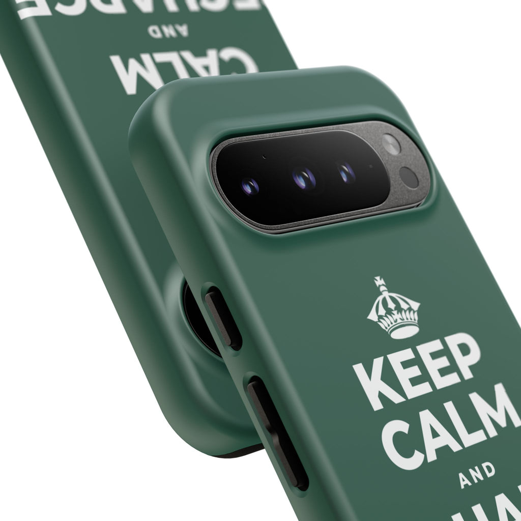 KEEP CALM AND RECHARGE, NO GUILT Phone Case