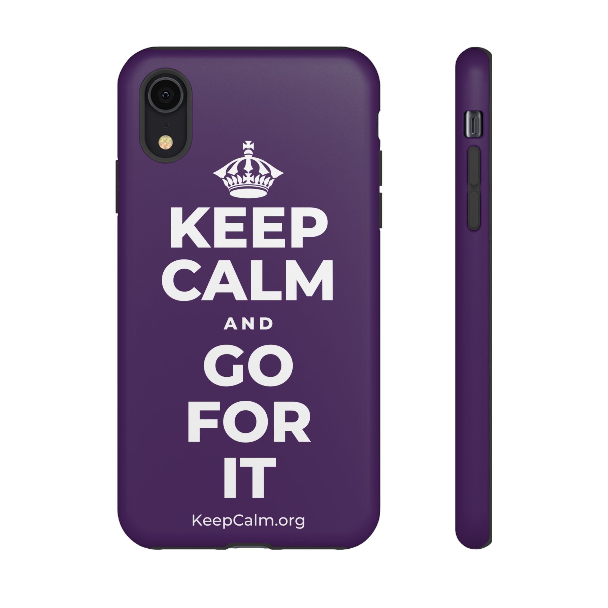 KEEP CALM AND GO FOR IT Phone Case