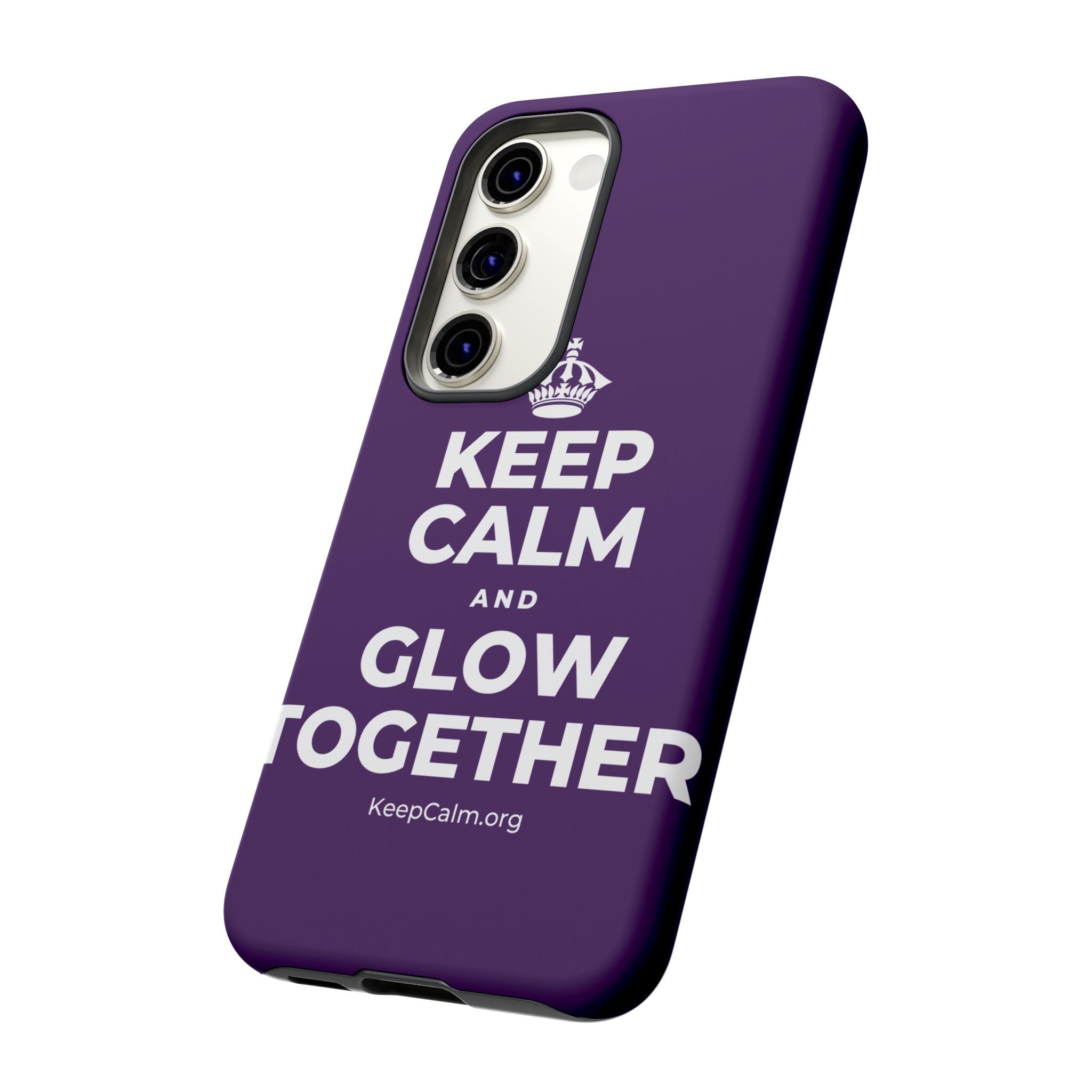 KEEP CALM AND GLOW TOGETHER Phone Case