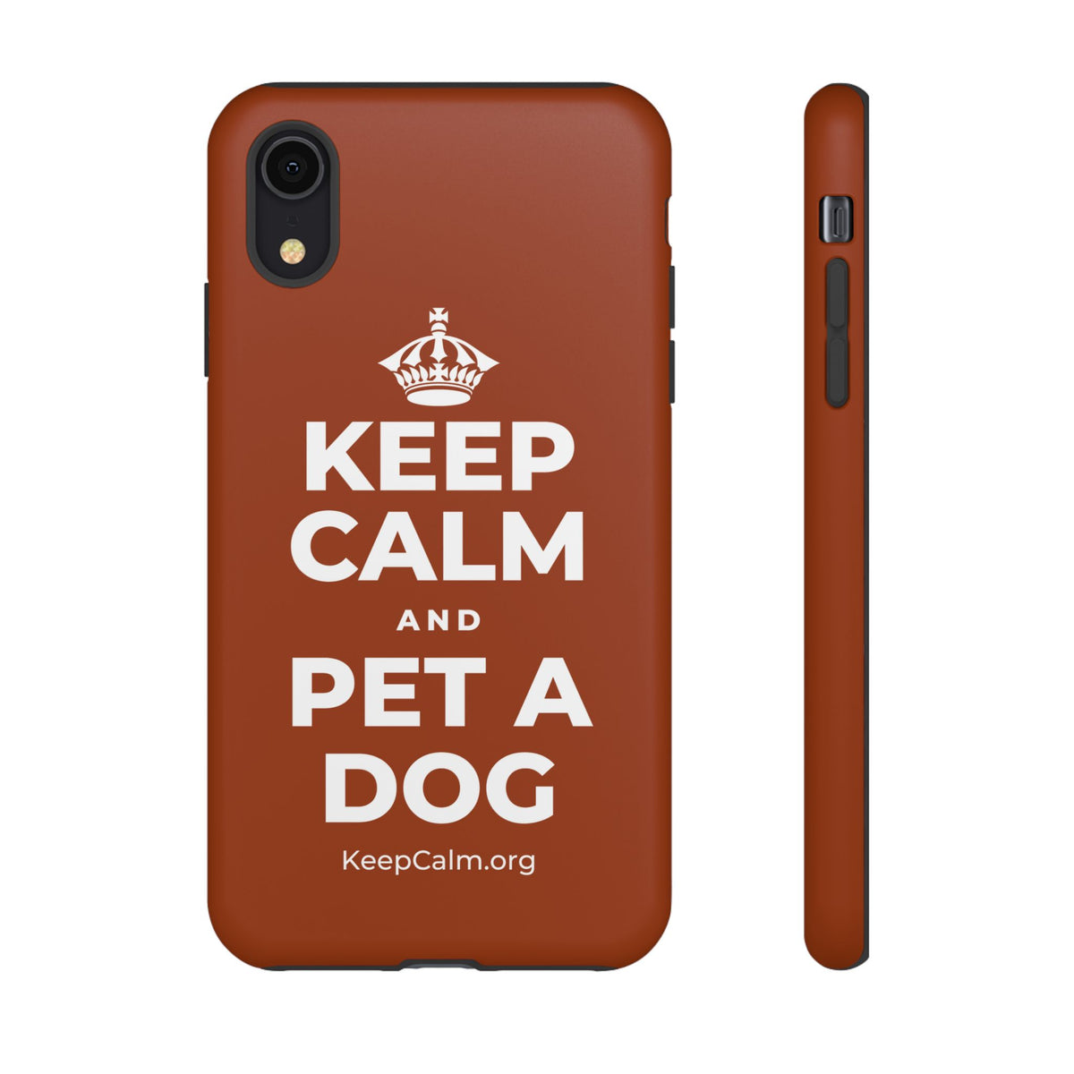 KEEP CALM AND PET A DOG Phone Case