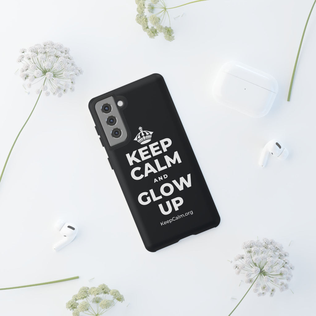 KEEP CALM AND GLOW UP Phone Case (Dark)