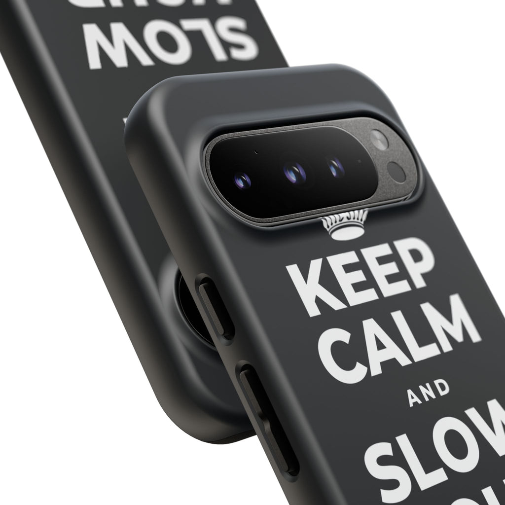 KEEP CALM AND SLOW YOUR SUMMER DAYS Phone Case (Dark)