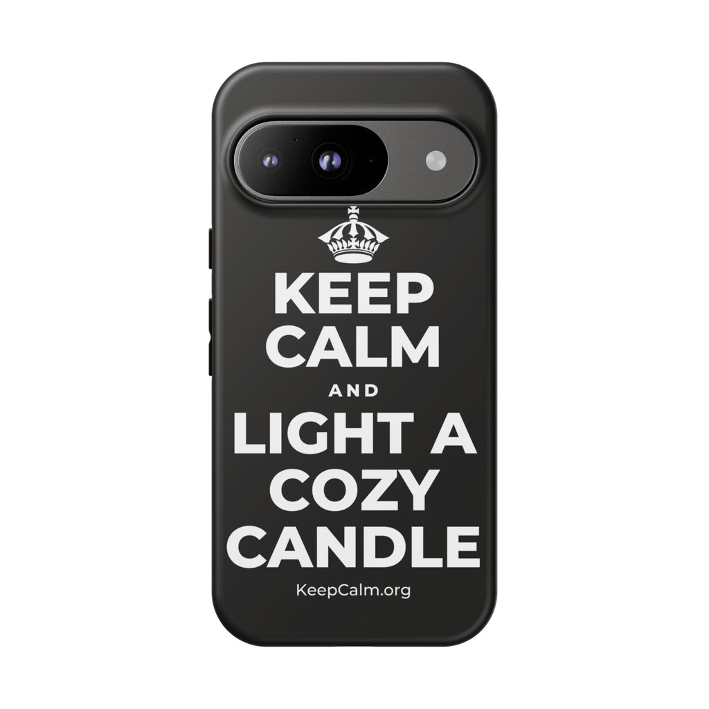 KEEP CALM AND LIGHT A COZY CANDLE Phone Case