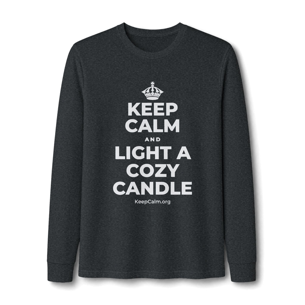 KEEP CALM AND LIGHT A COZY CANDLE Long Sleeve Tee