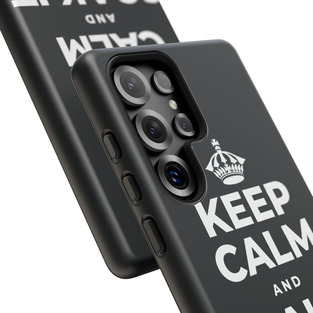 KEEP CALM AND SOAK IT IN Phone Case (Dark)