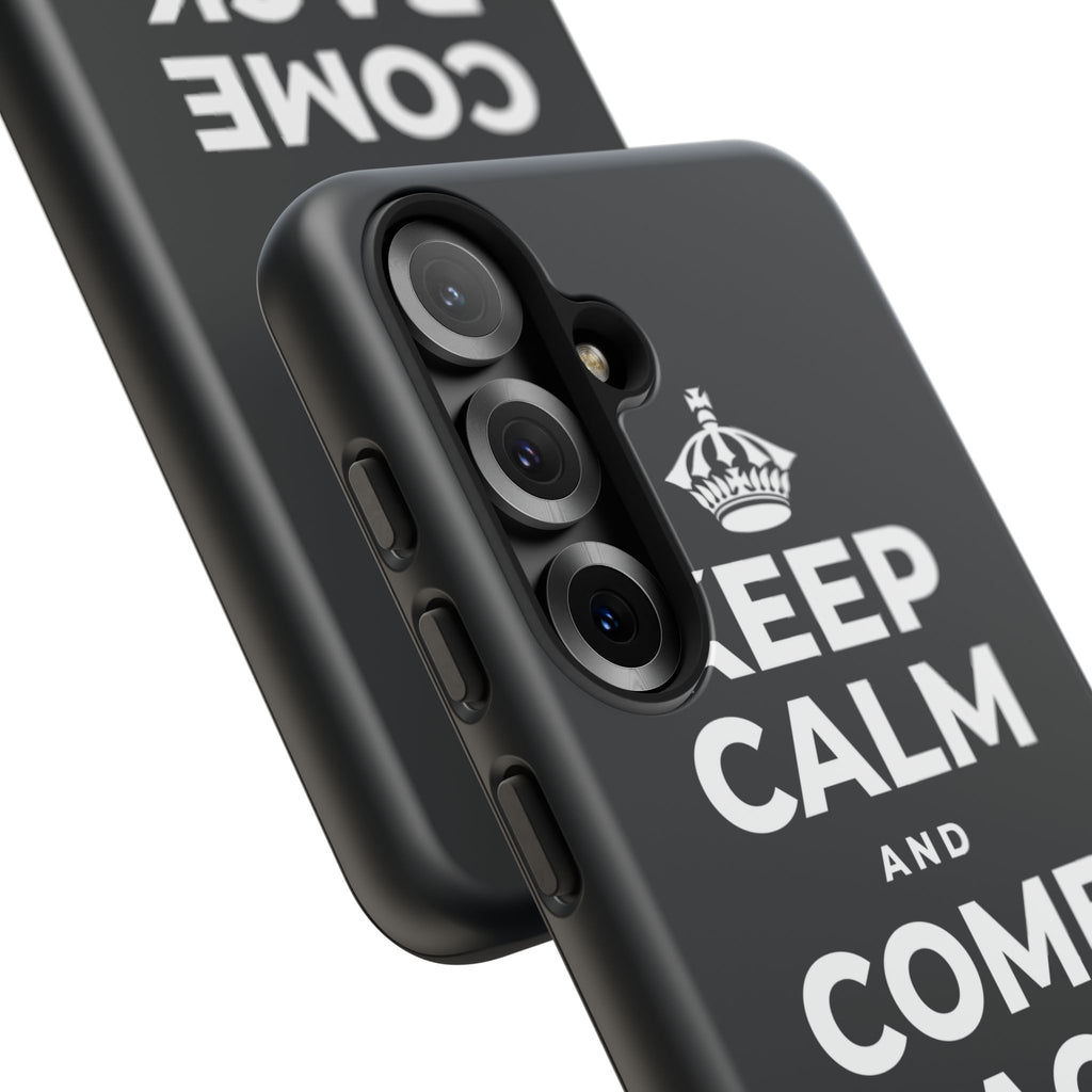 KEEP CALM AND COME BACK TO NOW Phone Case (Dark)