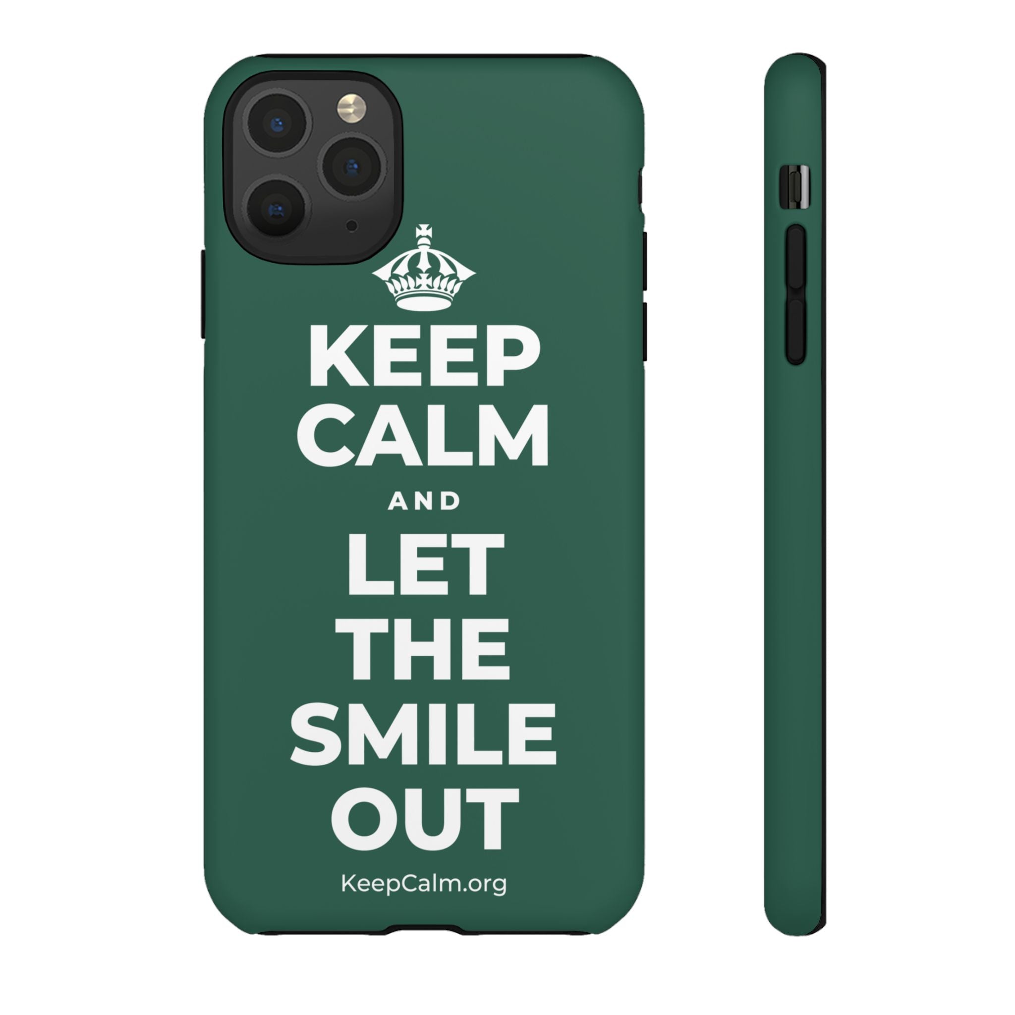 KEEP CALM AND LET THE SMILE OUT Phone Case
