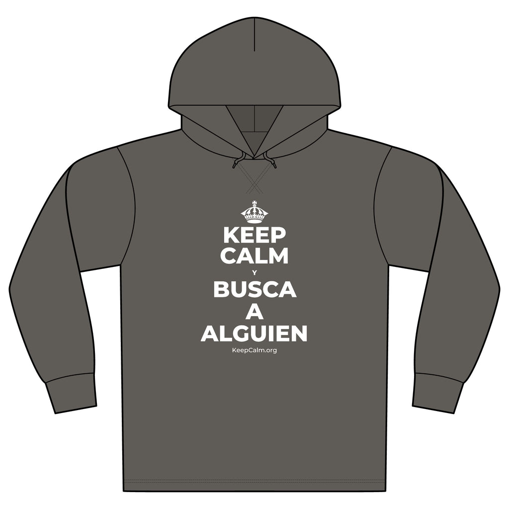 KEEP CALM Y BUSCA A ALGUIEN Organic Hoodie Tee