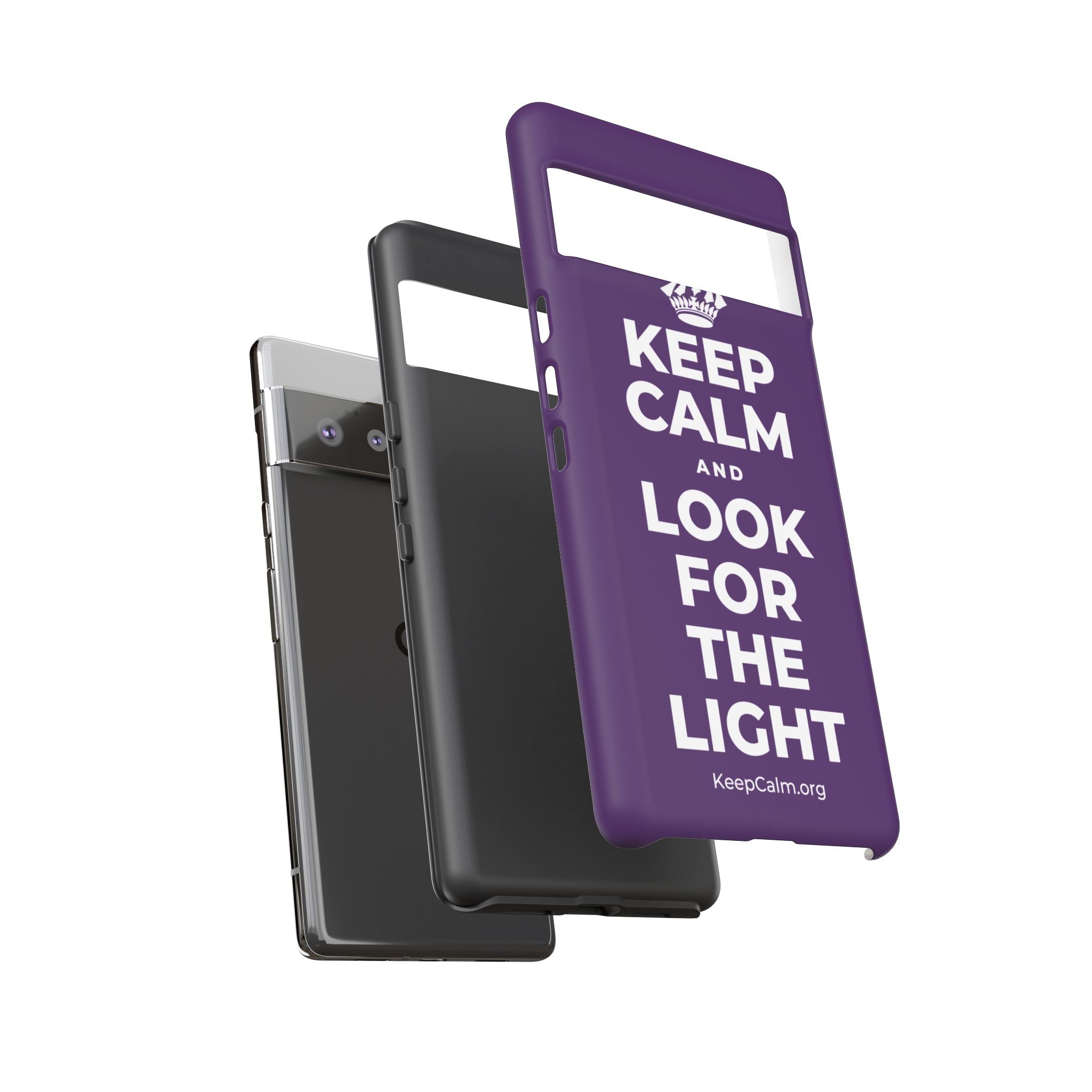 KEEP CALM AND LOOK FOR THE LIGHT Phone Case