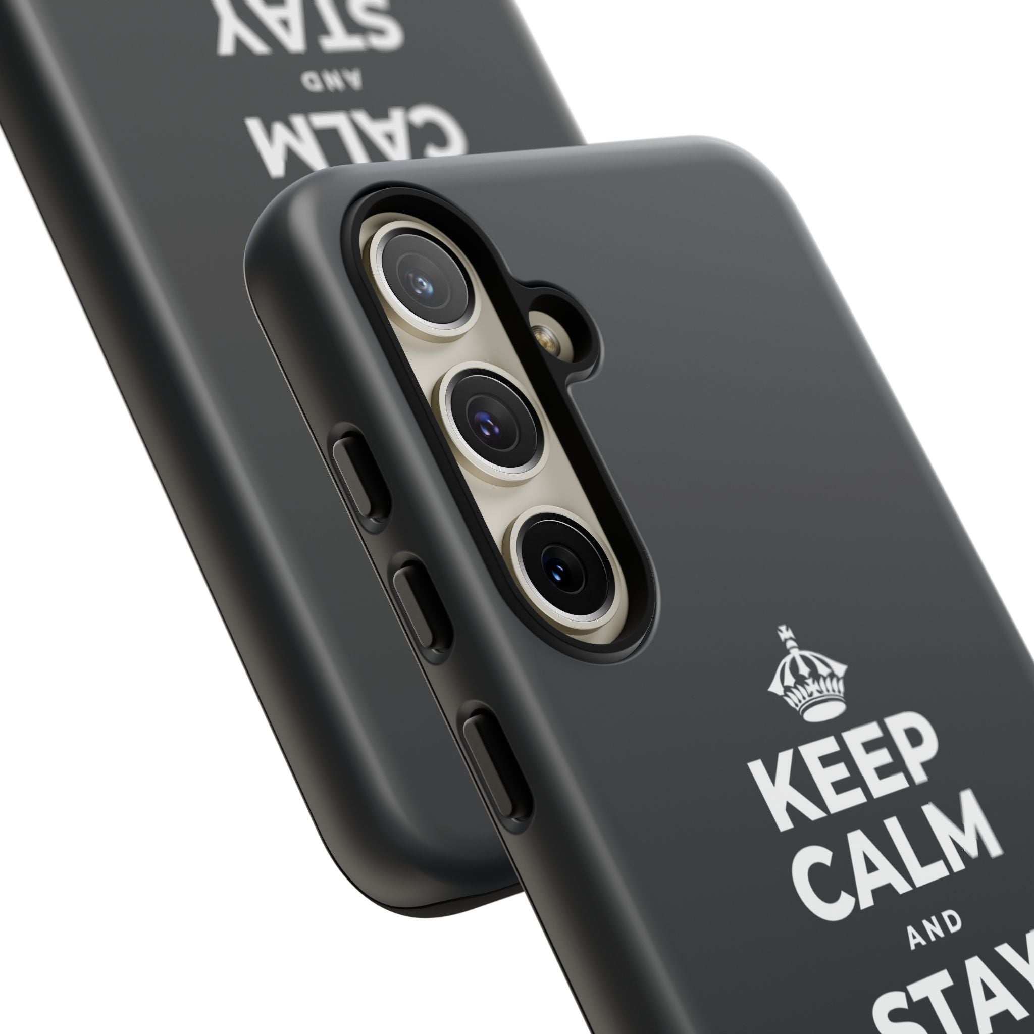 KEEP CALM AND STAY UNBOTHERED Phone Case (Dark)