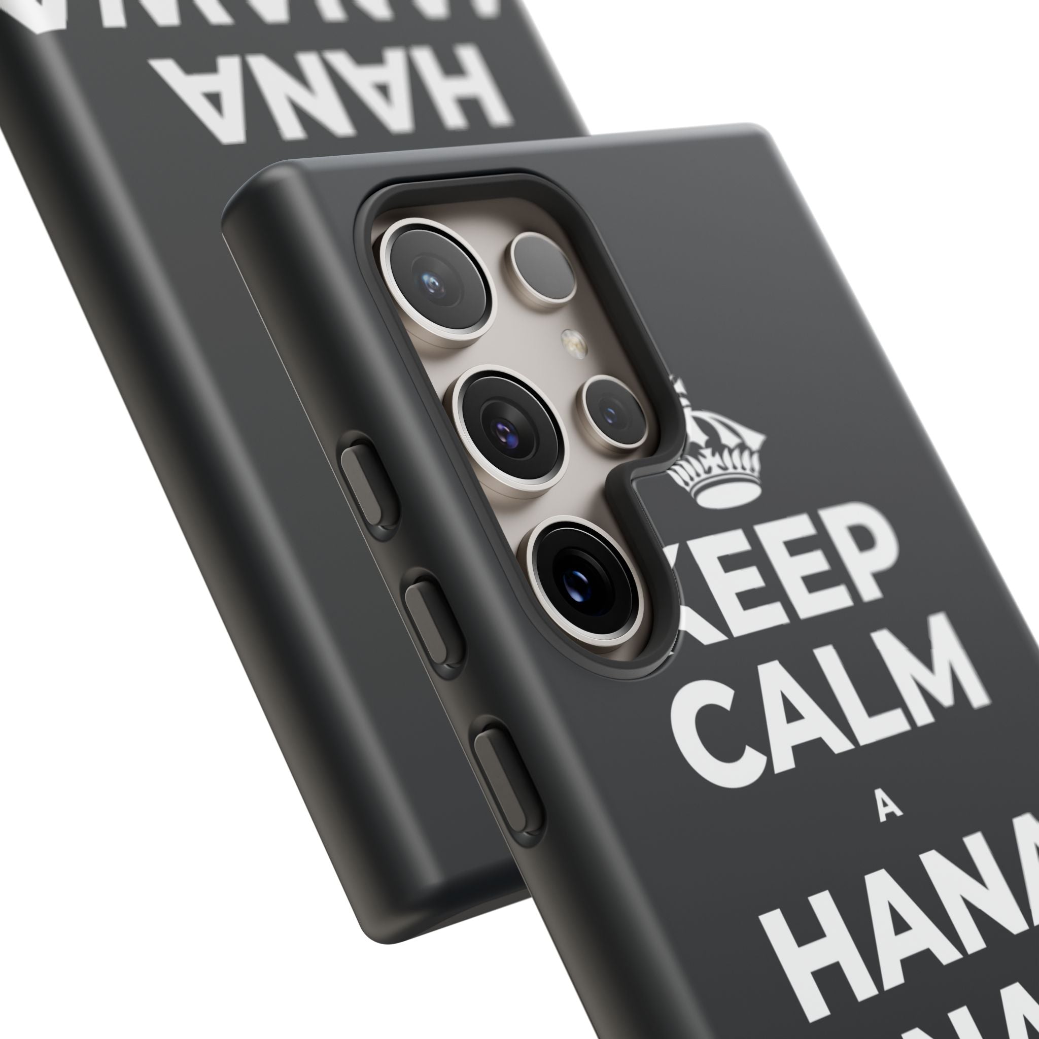 KEEP CALM A HANA MANAWA E PĀʻANI AI Phone Case (Dark)