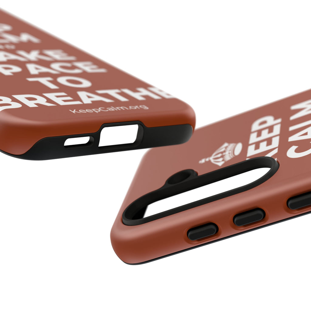 KEEP CALM AND MAKE SPACE TO BREATHE Phone Case