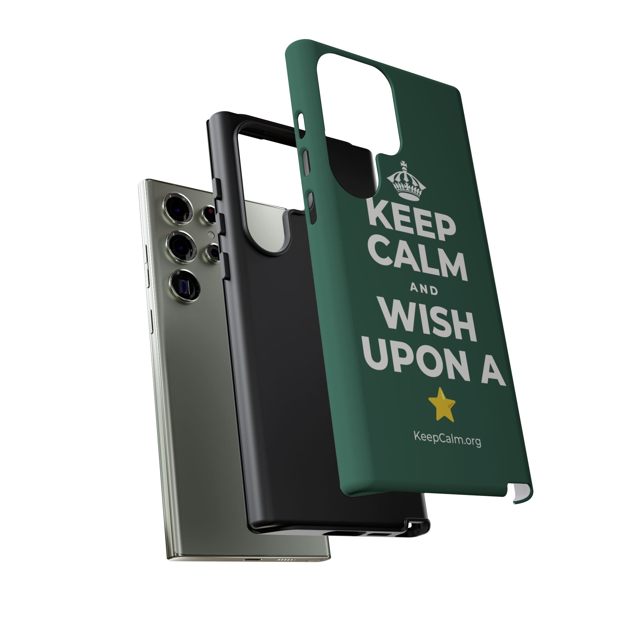 KEEP CALM AND WISH UPON A ⭐ Phone Case