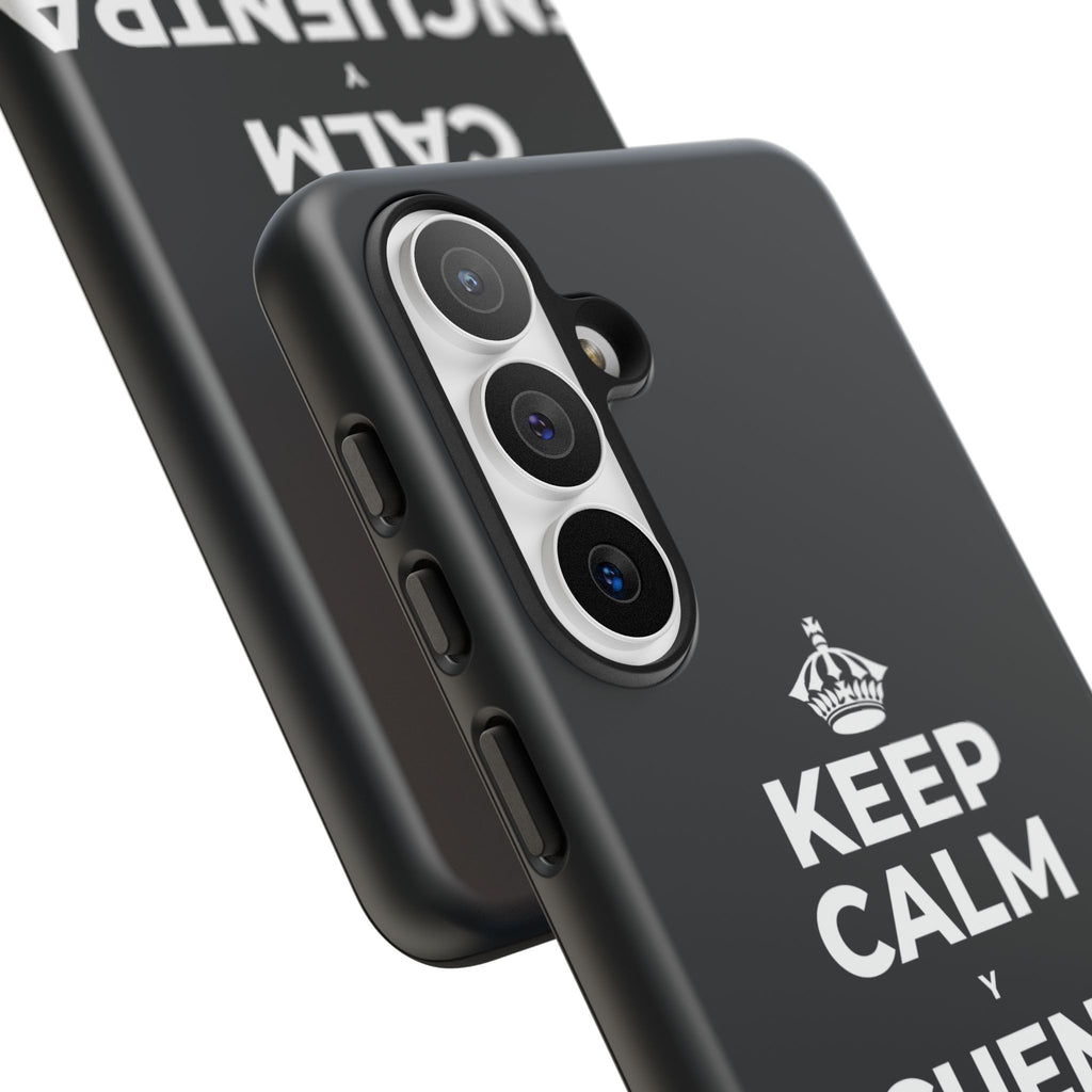 KEEP CALM Y ENCUENTRA TU CENTRO Phone Case (Dark)