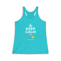KEEP CALM AND BEE HAPPY Women's Racerback Tank