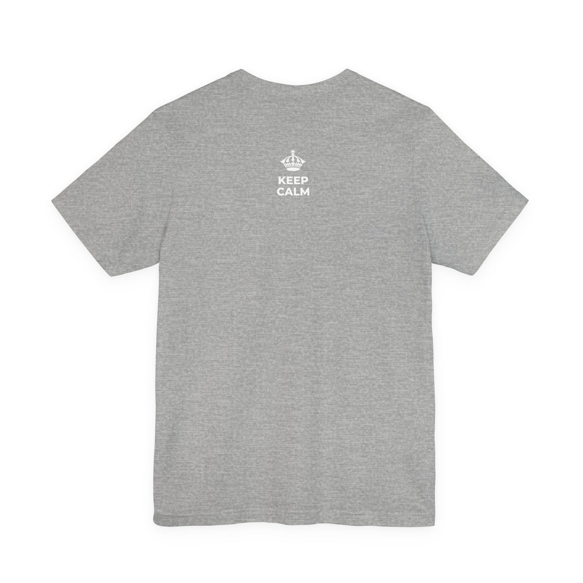 KEEP CALM AND CATCH THE SUN T-Shirt (White–Asphalt)