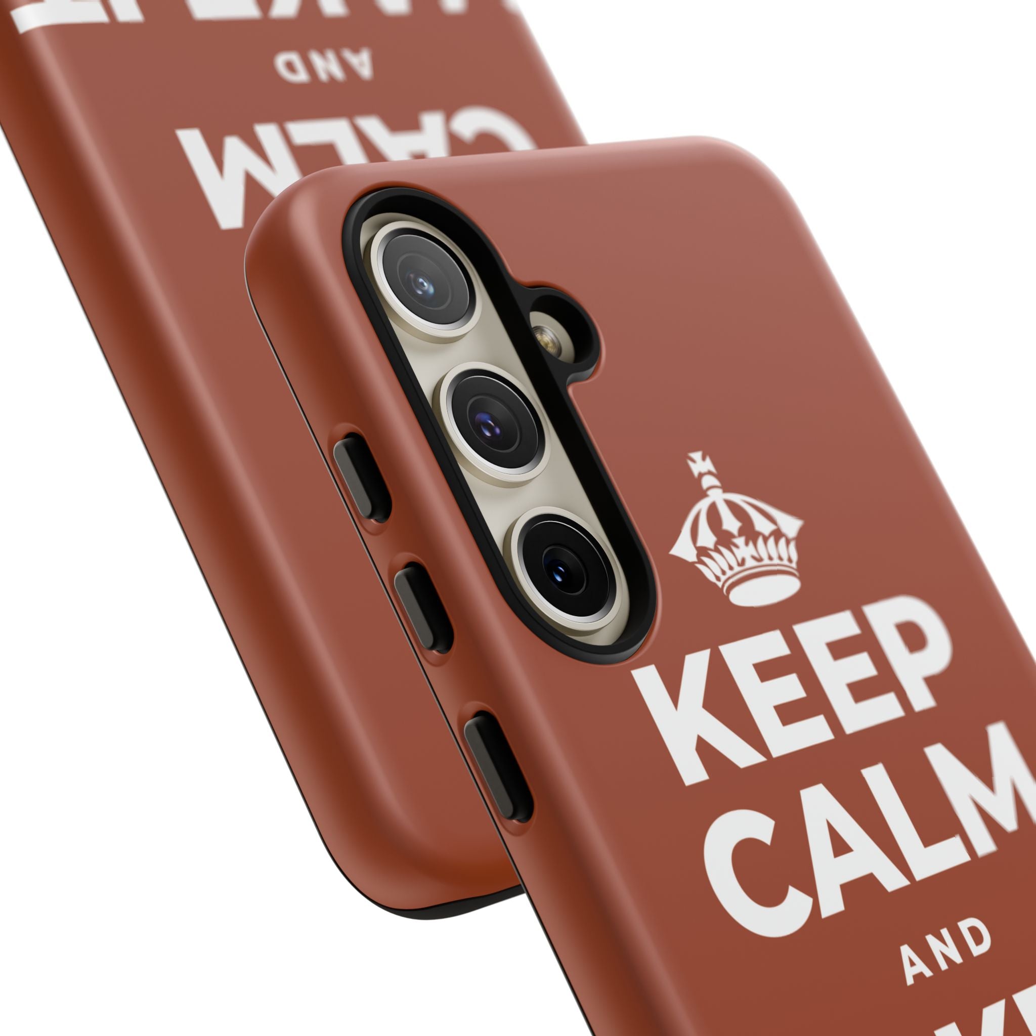 KEEP CALM AND MAKE IT HAPPEN Phone Case