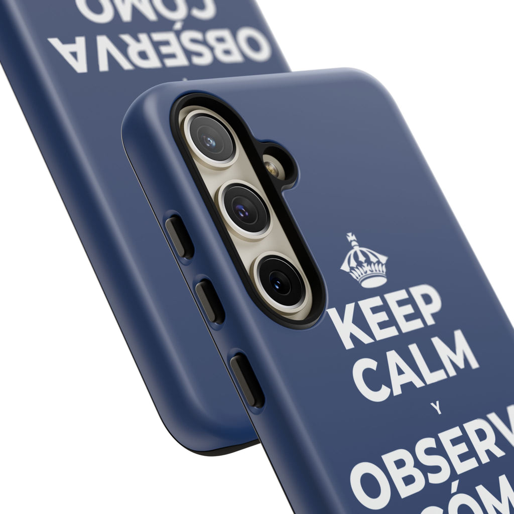 KEEP CALM Y OBSERVA CÓMO TODO FLORECE Phone Case