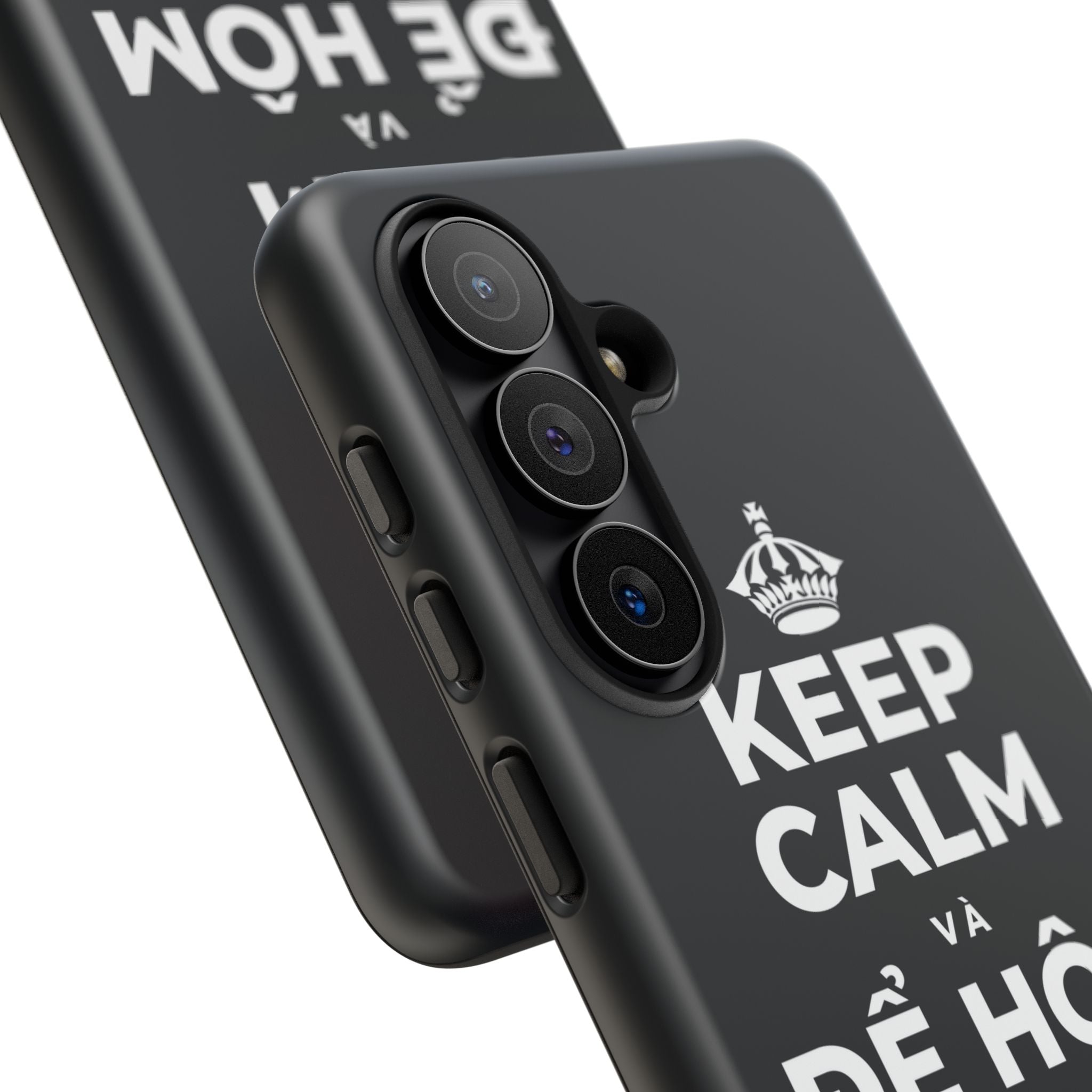 KEEP CALM VÀ ĐỂ HÔM NAY ĐƯỢC KHÓ Phone Case (Dark)