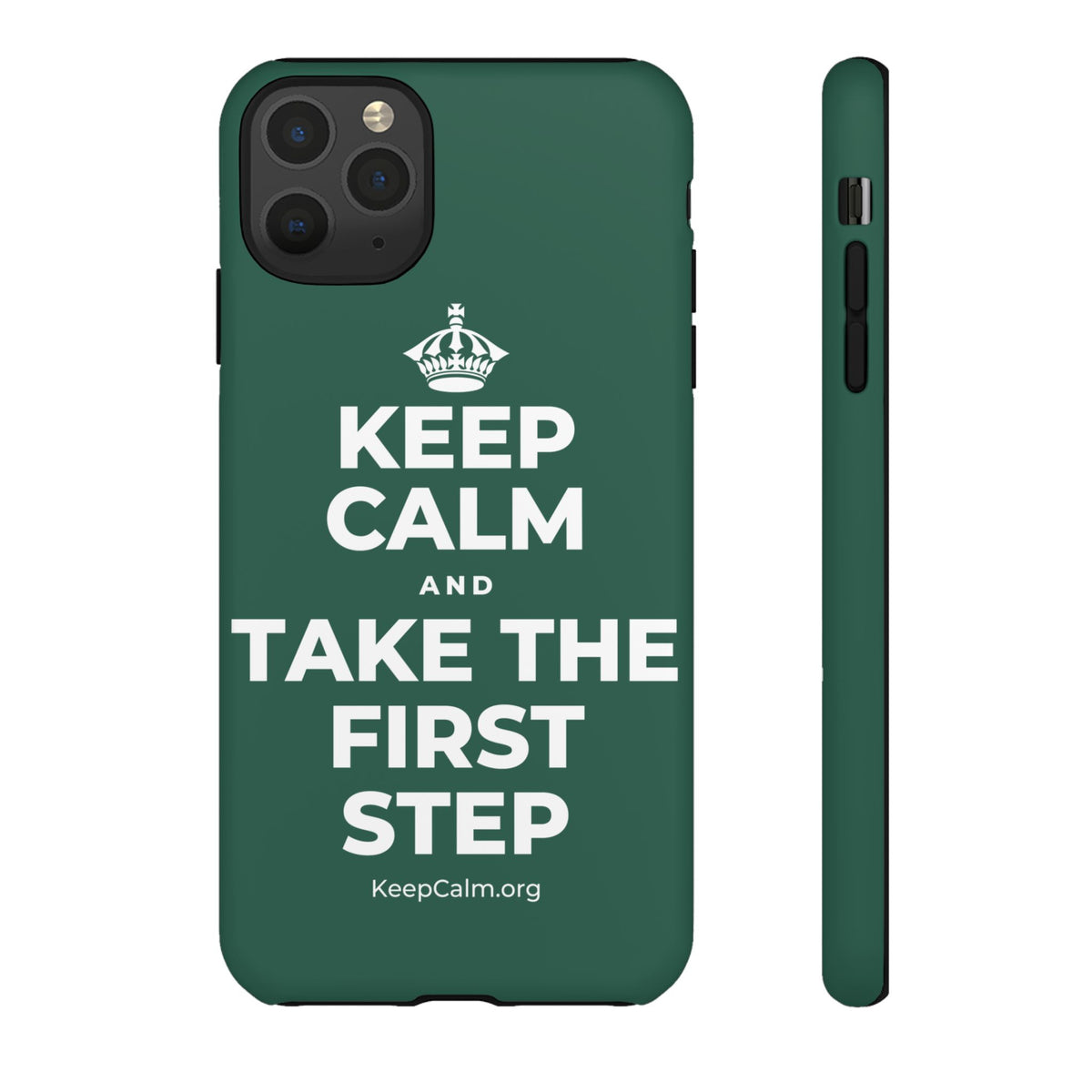 KEEP CALM AND TAKE THE FIRST STEP Phone Case