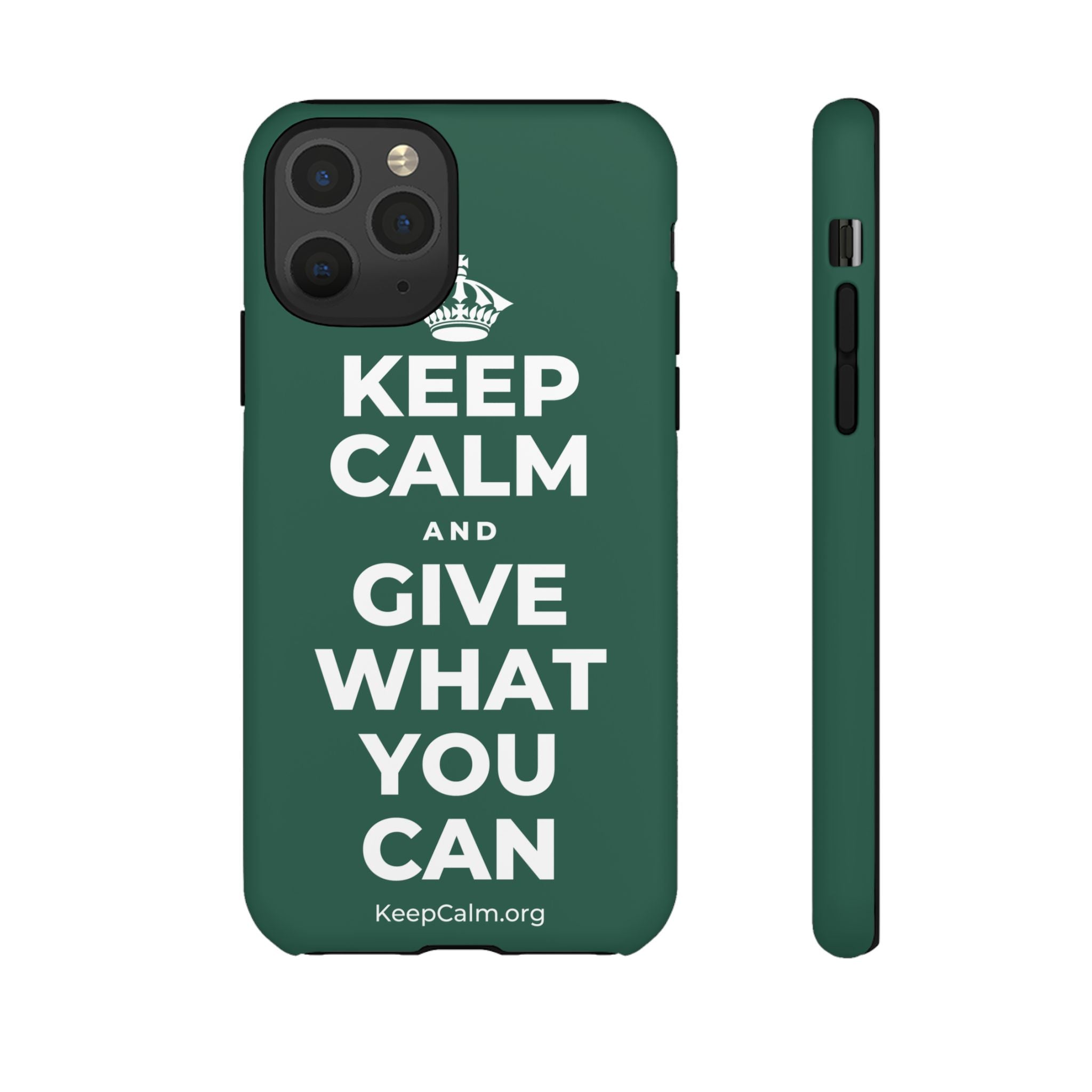 KEEP CALM AND GIVE WHAT YOU CAN Phone Case