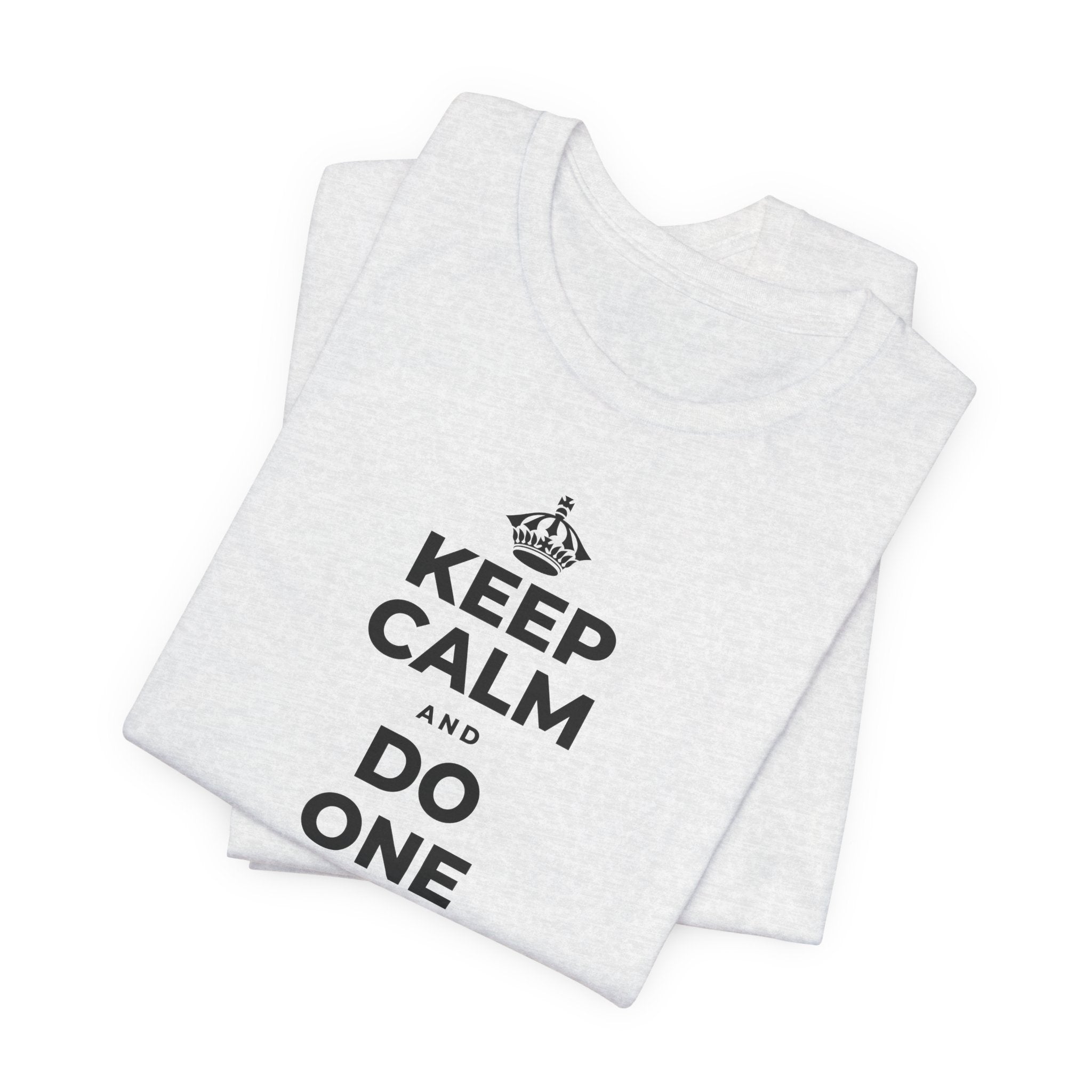 KEEP CALM AND DO ONE THING, THEN THE NEXT T-Shirt (Soft Cream–Heather Mauve)