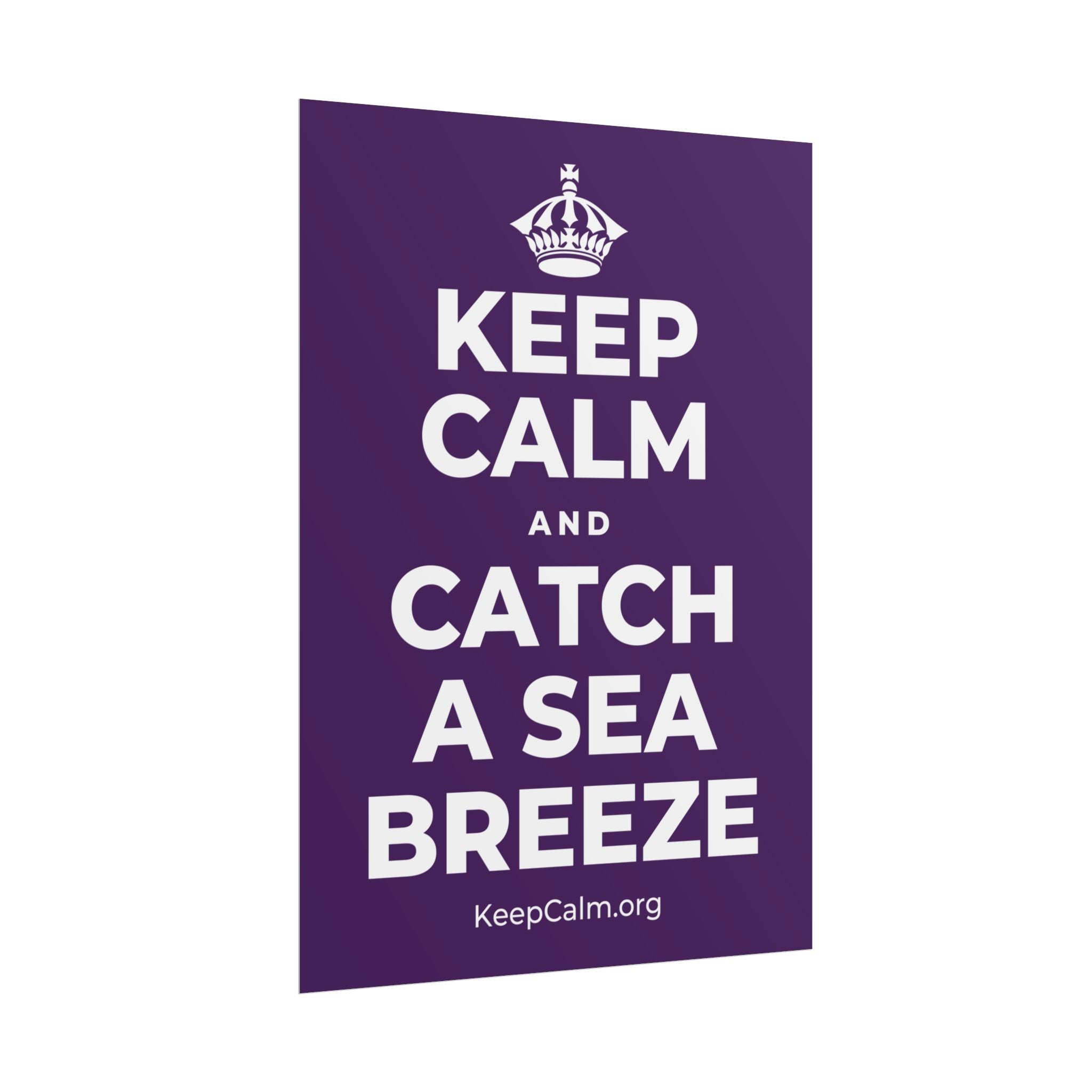 KEEP CALM AND CATCH A SEA BREEZE Poster