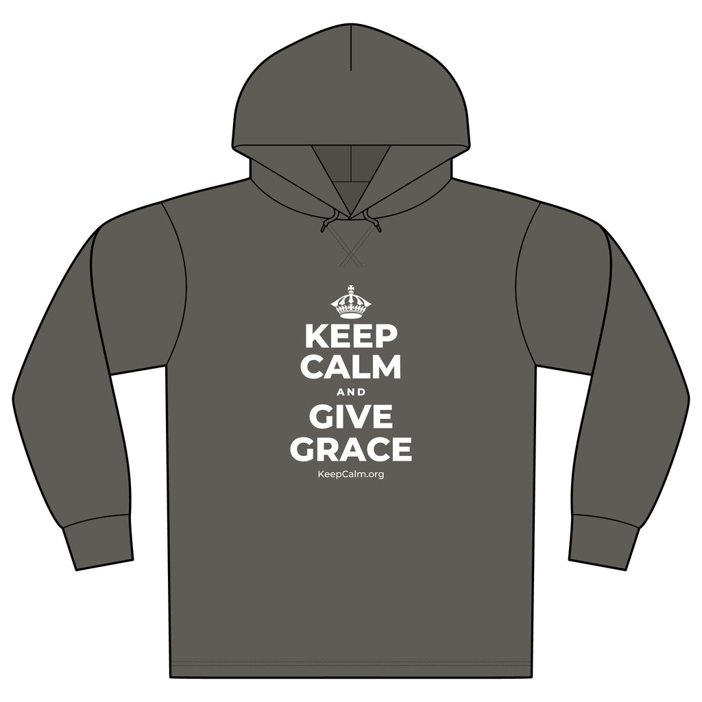 KEEP CALM AND GIVE GRACE Organic Hoodie Tee