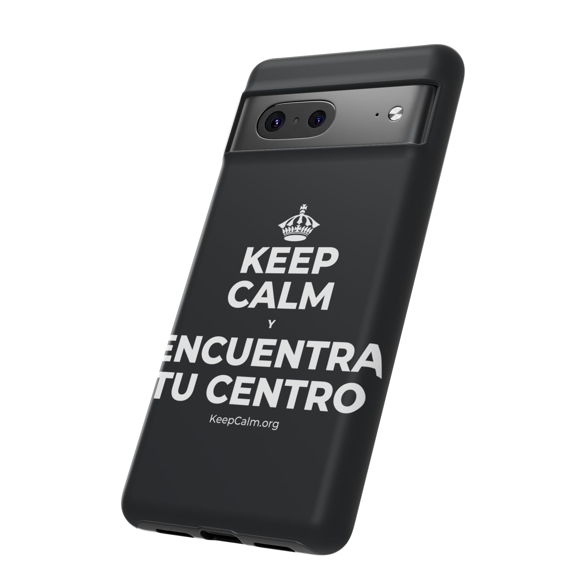 KEEP CALM Y ENCUENTRA TU CENTRO Phone Case (Dark)
