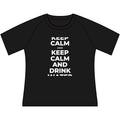 KEEP CALM AND DRINK WATER Women's Raglan Tee